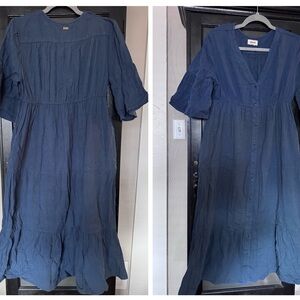 Pact Dress Navy Size small
